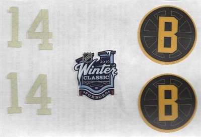 Brett Connolly - Boston Bruins - 2015-16 Season-Long Game-Worn Helmet, Worn in 2016 NHL Winter Classic  