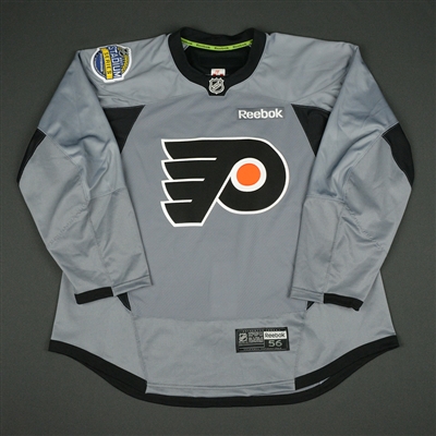 Sean Couturier - Philadelphia Flyers - 2017 NHL Stadium Series Practice-Worn Jersey  