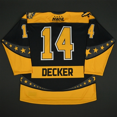 Brianna Decker - 2017 NWHL All-Star Game - Game-Worn Team Steadman Jersey