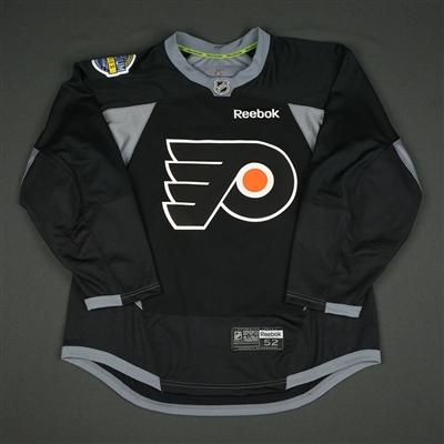 Michael Del Zotto - Philadelphia Flyers - 2017 NHL Stadium Series Practice-Worn Jersey  