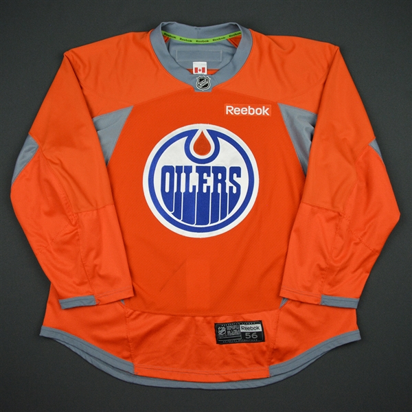 Jordan Eberle - Edmonton Oilers - 2012-13 Practice-Worn Jersey  