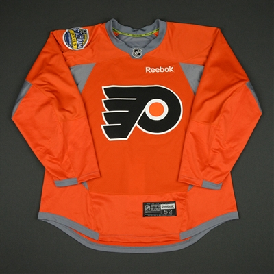 Claude Giroux - Philadelphia Flyers - 2017 NHL Stadium Series Practice-Worn Jersey  