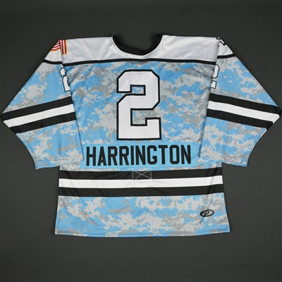 Paige Harrington - Buffalo Beauts - 2016-17 NWHL Game-Worn Military Appreciation Jersey