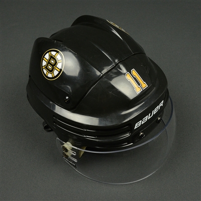 Jimmy Hayes - Boston Bruins - 2015-16 Season-Long Game-Worn Helmet, Worn in 2016 NHL Winter Classic