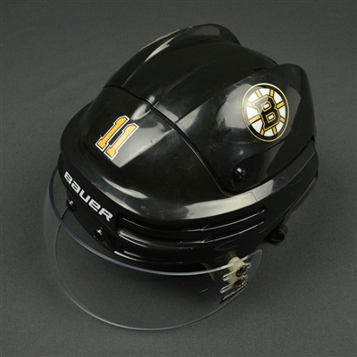 Jimmy Hayes - Boston Bruins - 2015-16 Season-Long Game-Worn Helmet, Worn in 2016 NHL Winter Classic