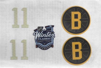 Jimmy Hayes - Boston Bruins - 2015-16 Season-Long Game-Worn Helmet, Worn in 2016 NHL Winter Classic