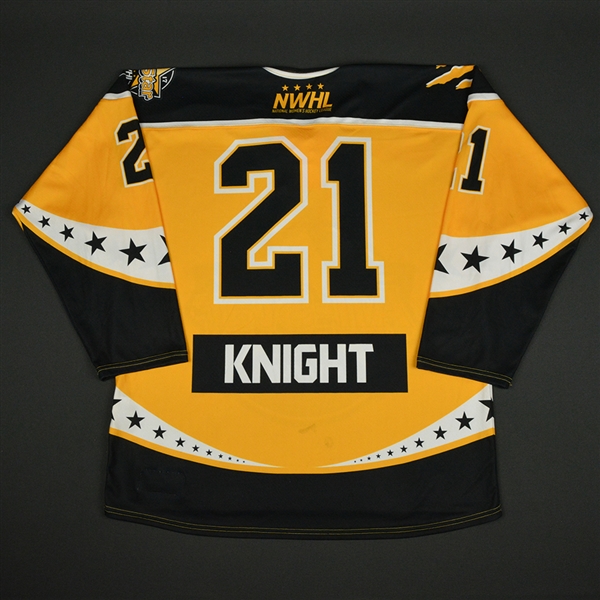 Hilary Knight - 2017 NWHL All-Star Game - Game-Worn Team Kessel Jersey
