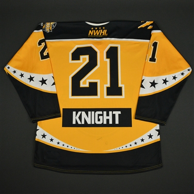 Hilary Knight - 2017 NWHL All-Star Game - Game-Worn Team Kessel Jersey