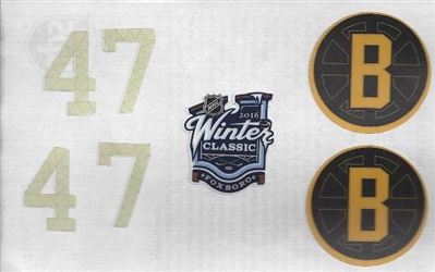 Torey Krug - Boston Bruins - 2015-16 Season-Long Game-Worn Helmet, Worn in 2016 NHL Winter Classic