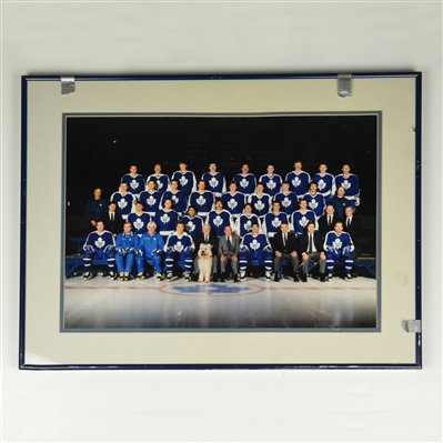 1986-87 Toronto Maple Leafs Team Framed 18" x 24" Photo 