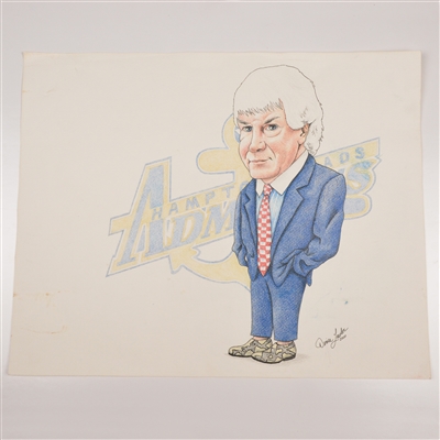 2000 Denise Lawler 16" x 24" Caricature of John Brophy 