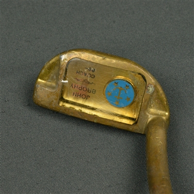 Commemorative Golf Putter with Admirals Insignia and 3 Bag Tags