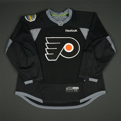 Brandon Manning - Philadelphia Flyers - 2017 NHL Stadium Series Practice-Worn Jersey  