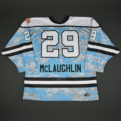 Brianne McLaughlin - Buffalo Beauts - 2016-17 NWHL Game-Worn Military Appreciation Jersey