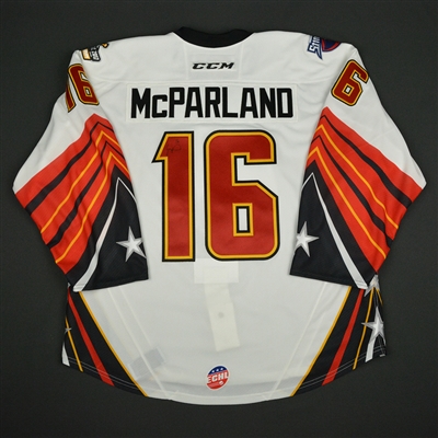 Steven McParland - 2017 CCM/ECHL All-Star Classic - ECHL All-Stars - Game-Worn Autographed Jersey - 2nd Half Only