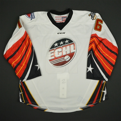 Steven McParland - 2017 CCM/ECHL All-Star Classic - ECHL All-Stars - Game-Worn Autographed Jersey - 2nd Half Only