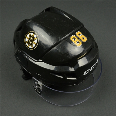 Kevan Miller - Boston Bruins - 2015-16 Season-Long Game-Worn Helmet, Worn in 2016 NHL Winter Classic