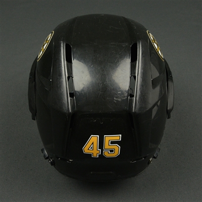 Joe Morrow - Boston Bruins - 2015-16 Season-Long Game-Worn Helmet, Worn in 2016 NHL Winter Classic