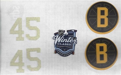 Joe Morrow - Boston Bruins - 2015-16 Season-Long Game-Worn Helmet, Worn in 2016 NHL Winter Classic