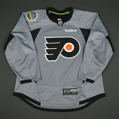 Michael Raffl - Philadelphia Flyers - 2017 NHL Stadium Series Practice-Worn Jersey  