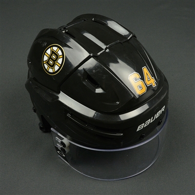 Tyler Randell - Boston Bruins - 2015-16 Season-Long Game-Worn Helmet, Worn in 2016 NHL Winter Classic