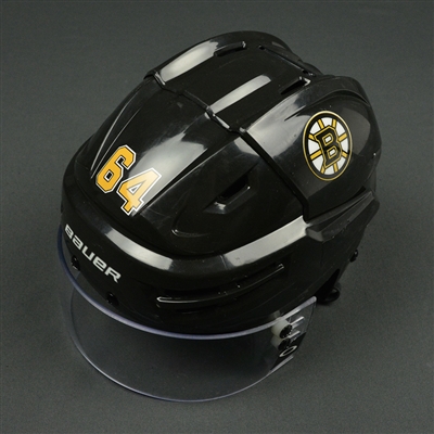 Tyler Randell - Boston Bruins - 2015-16 Season-Long Game-Worn Helmet, Worn in 2016 NHL Winter Classic
