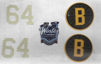 Tyler Randell - Boston Bruins - 2015-16 Season-Long Game-Worn Helmet, Worn in 2016 NHL Winter Classic