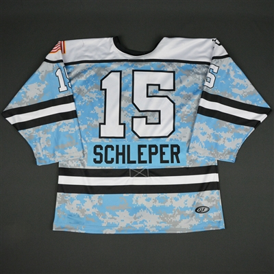 Anne Schleper- Buffalo Beauts - 2016-17 NWHL Game-Worn Military Appreciation Jersey