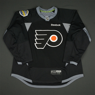 Nick Schultz - Philadelphia Flyers - 2017 NHL Stadium Series Practice-Worn Jersey  