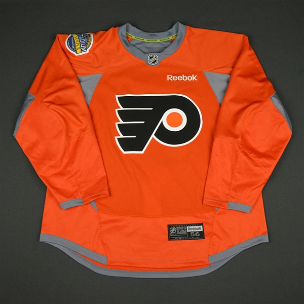 Wayne Simmonds - Philadelphia Flyers - 2017 NHL Stadium Series Practice-Worn Jersey  