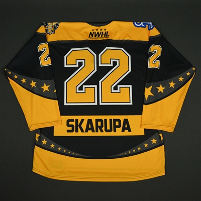 Haley Skarupa - 2017 NWHL All-Star Game - Game-Worn Team Steadman Jersey