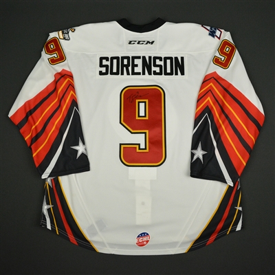 Tanner Sorenson - 2017 CCM/ECHL All-Star Classic - ECHL All-Stars - Game-Worn Autographed Jersey - 2nd Half Only