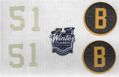 Ryan Spooner - Boston Bruins - 2015-16 Season-Long Game-Worn Helmet, Worn in 2016 NHL Winter Classic