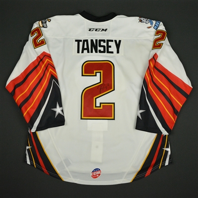 Kevin Tansey - 2017 CCM/ECHL All-Star Classic - ECHL All-Stars - Game-Worn Autographed Jersey - 2nd Half Only