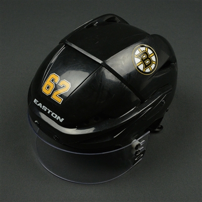 Zach Trotman - Boston Bruins - 2015-16 Season-Long Game-Worn Helmet, Worn in 2016 NHL Winter Classic