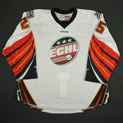 David Vallorani - 2017 CCM/ECHL All-Star Classic - ECHL All-Stars - Game-Worn Autographed Jersey - 2nd Half Only