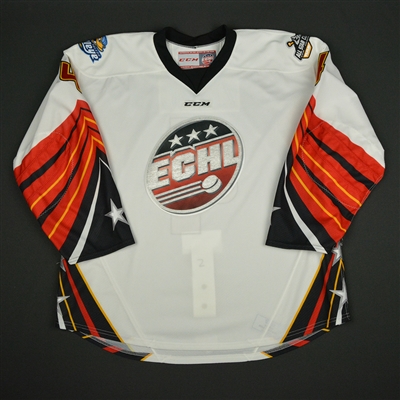 Nolan Zajac - 2017 CCM/ECHL All-Star Classic - ECHL All-Stars - Game-Worn Autographed Jersey - 2nd Half Only