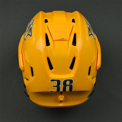 Viktor Arvidsson - Nashville Predators - 2017 Stanley Cup Final Game-Worn Gold Helmet