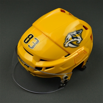 Vernon Fiddler - Nashville Predators - 2017 Stanley Cup Final Game-Issued Gold Helmet