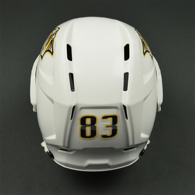 Vernon Fiddler - Nashville Predators - 2017 Stanley Cup Final Game-Worn White Helmet