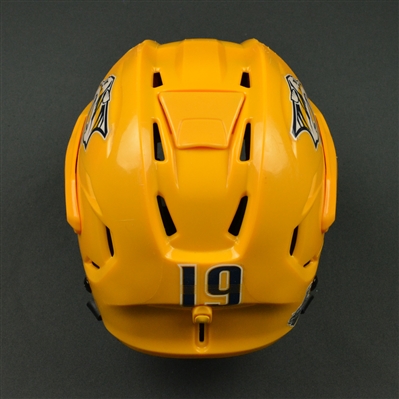Calle Jarnkrok - Nashville Predators - 2017 Stanley Cup Final Game-Worn Gold Helmet
