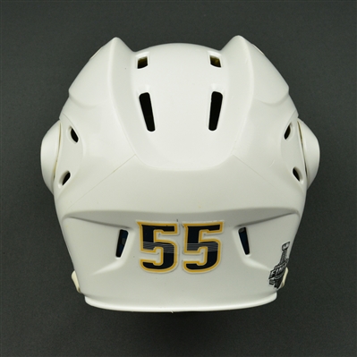 Cody McLeod - Nashville Predators - 2017 Stanley Cup Final Game-Worn White Helmet