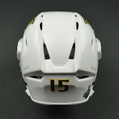 Craig Smith - Nashville Predators - 2017 Stanley Cup Final Game-Worn White Helmet