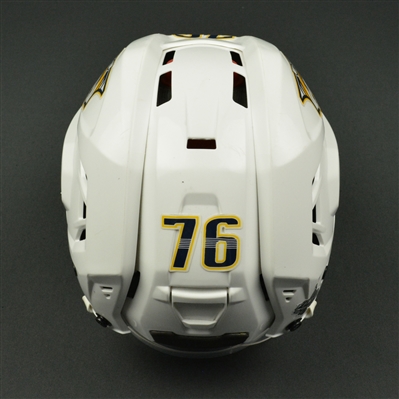 P.K. Subban - Nashville Predators - 2017 Stanley Cup Final Game-Worn White Helmet