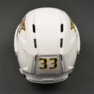 Colin Wilson - Nashville Predators - 2017 Stanley Cup Final Game-Worn White Helmet