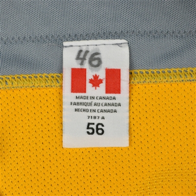 Pontus Aberg - Nashville Predators - 2017 Stanley Cup Final Practice-Worn Jersey 