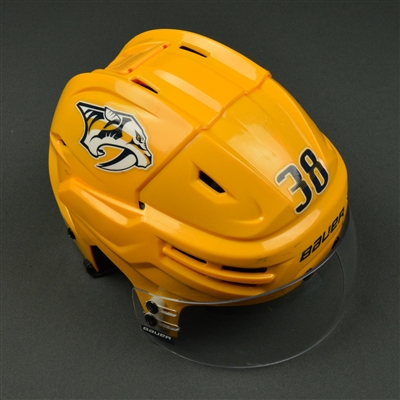 Viktor Arvidsson - Nashville Predators - 2017 Stanley Cup Final Game-Worn Gold Helmet