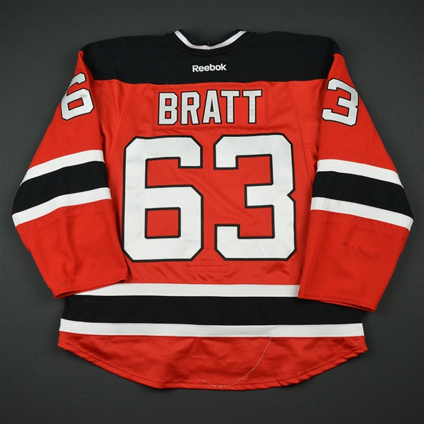 Jesper Bratt - New Jersey Devils - 2017-18 Development Camp - Game-Worn Jersey 