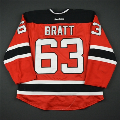 Jesper Bratt - New Jersey Devils - 2017-18 Development Camp - Game-Worn Jersey 