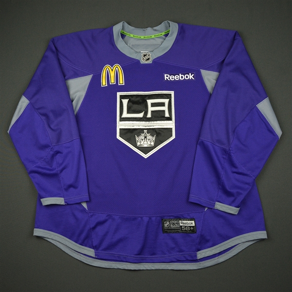 Kyle Clifford - Los Angeles Kings - 2015-16 Practice-Worn Jersey  